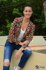 Larissa Bonesi At Thikka Movie Press Meet